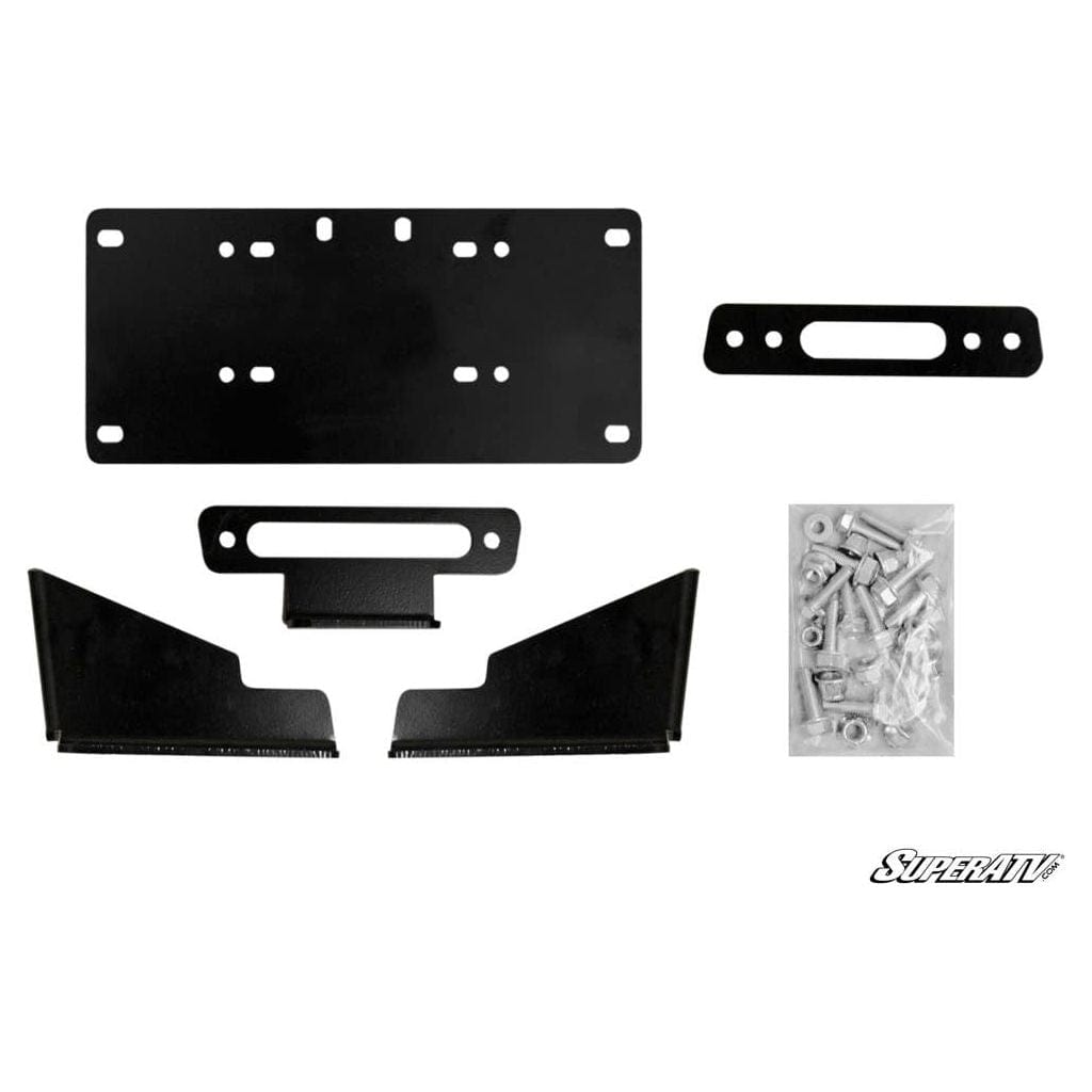 Kawasaki Mule Pro Winch Mounting Plate by SuperATV Winch Mount SuperATV