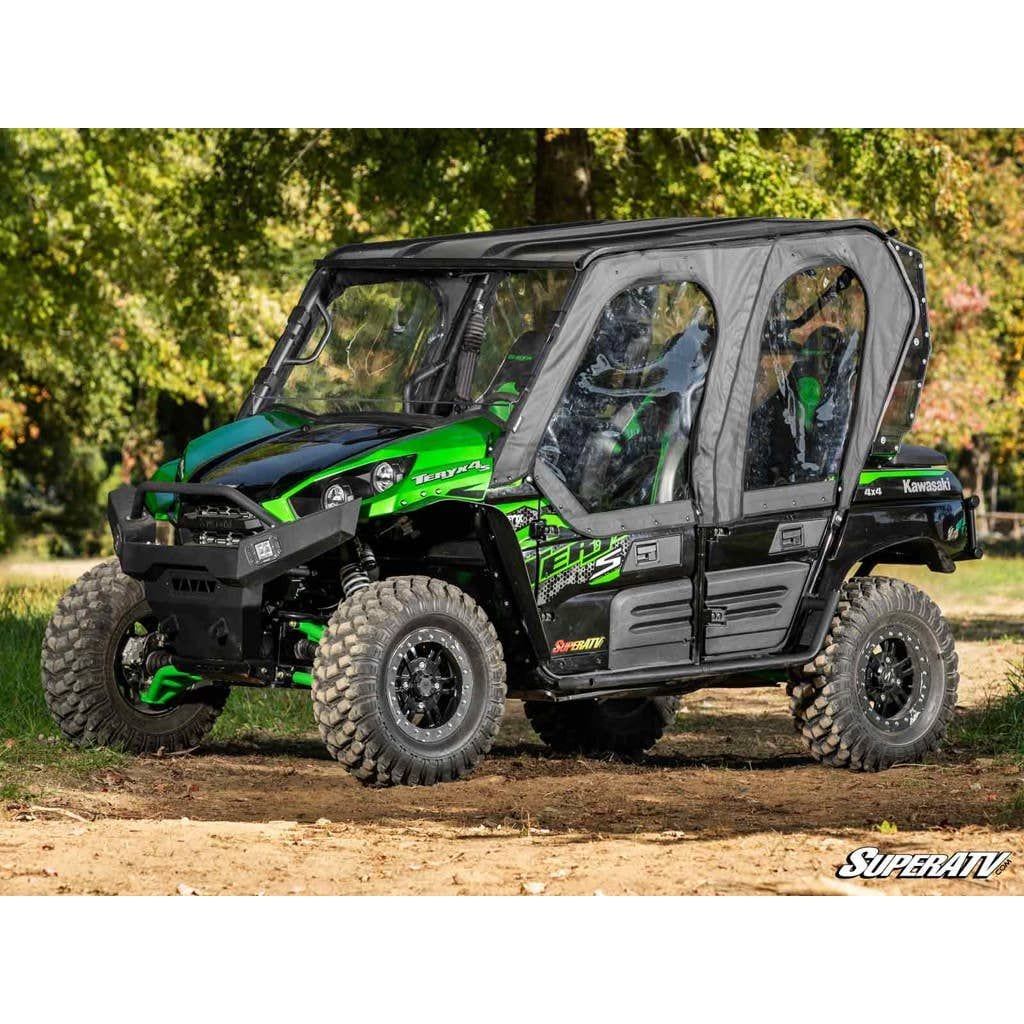 Kawasaki Teryx 4 Upper Doors by SuperATV - Durable Soft Enclosure