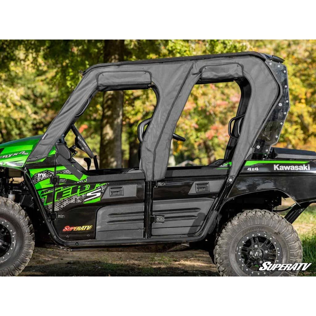 Kawasaki Teryx 4 Upper Doors by SuperATV - Durable Soft