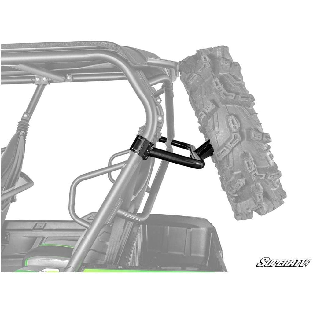 Kawasaki Teryx4 Spare Tire Carrier by SuperATV STC-K-TRX800-001-00 Spare Tire Mount STC-K-TRX800-001-00 SuperATV