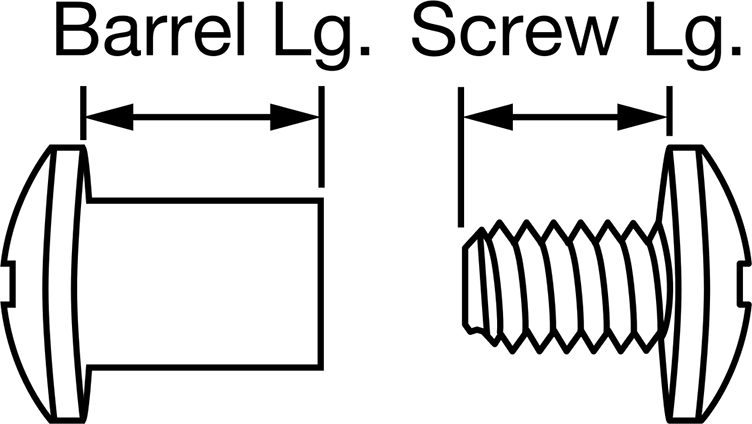 Kick Stand Pad Stainless Steel Replacement Screws by Witchdoctors WD-BINDPOST Kickstand Repair