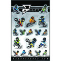 Kids Charicature Decal Sheet 4 Mil By D'Cor