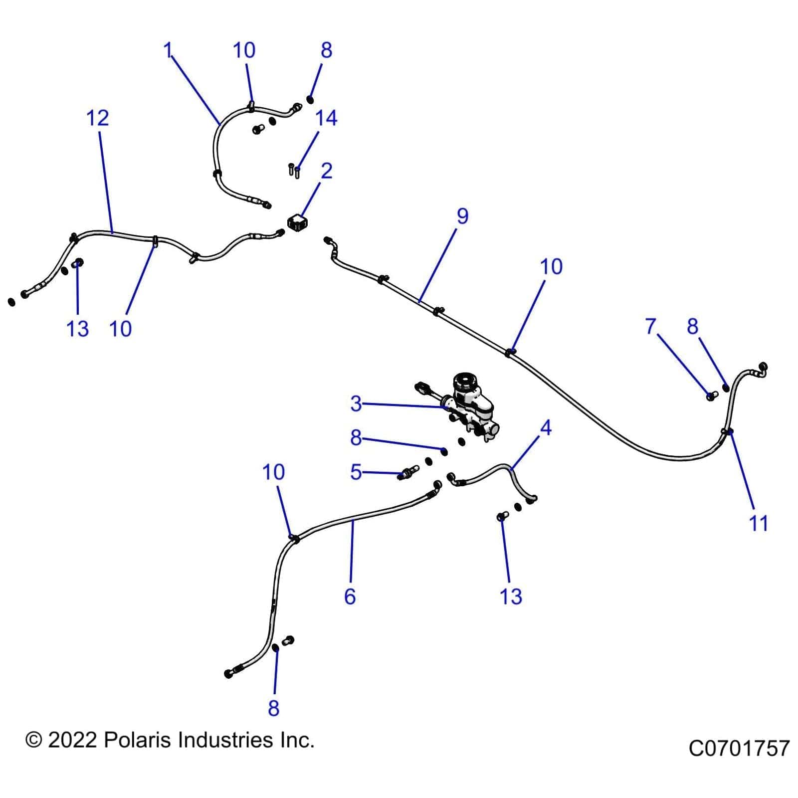Kit-Cap,M/C,Toso by Polaris 2204118 OEM Hardware P2204118 Off Road Express