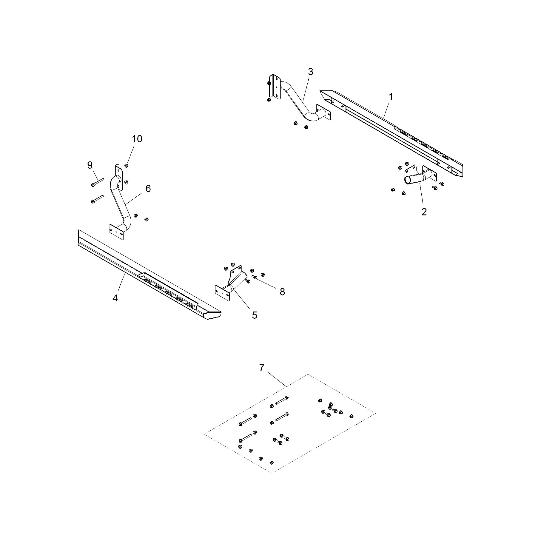 Kit-Hdwr,Nerf Bar,Ttn by Polaris 2204788 OEM Hardware P2204788 Off Road Express
