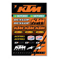 Ktm Racing Decal Sheet 12 Mil Ktm Racing Decal Sheet By D'Cor