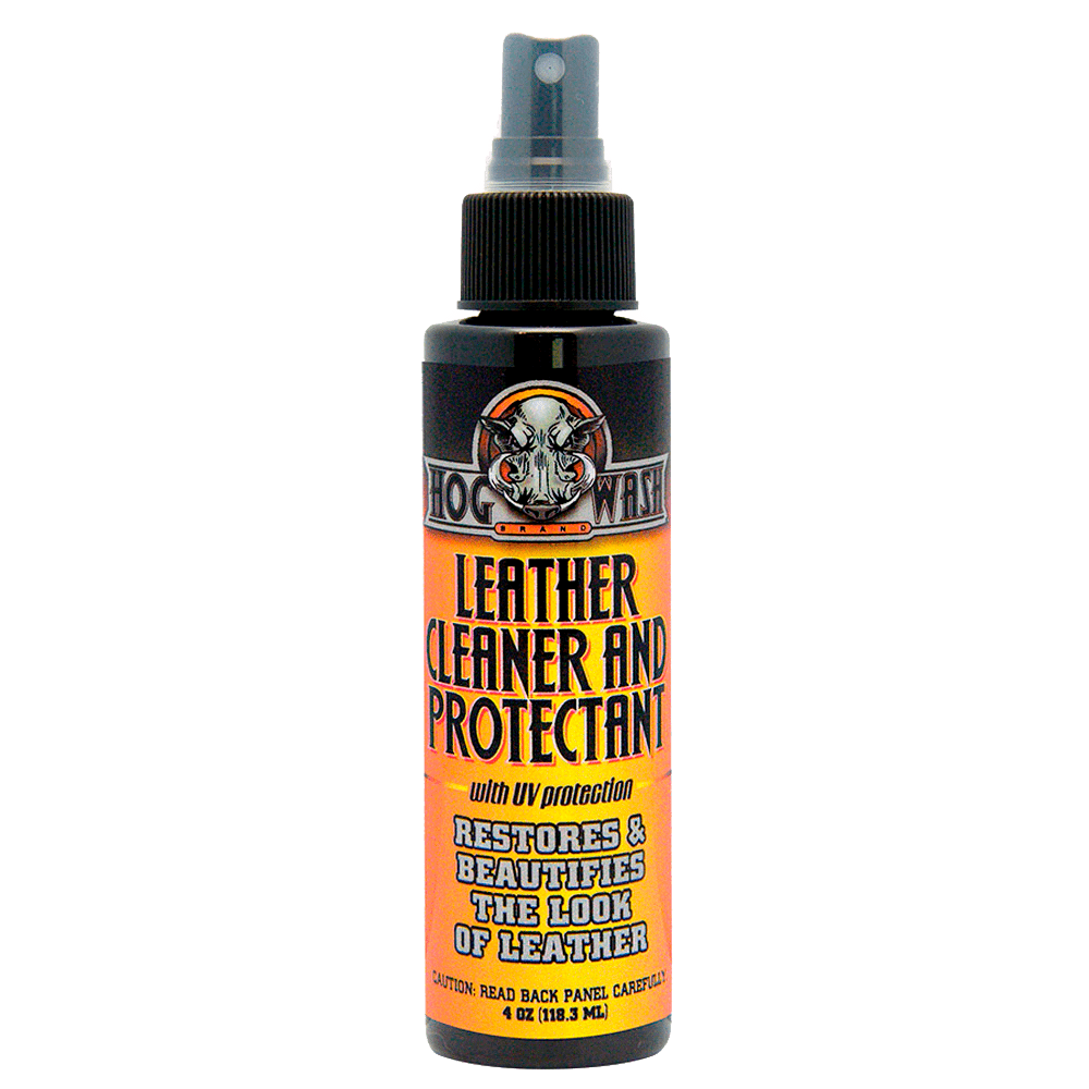 Leather Cleaner & Protectant W/Uv Protection 4Oz by Hog Wash HW0547 Leather Care