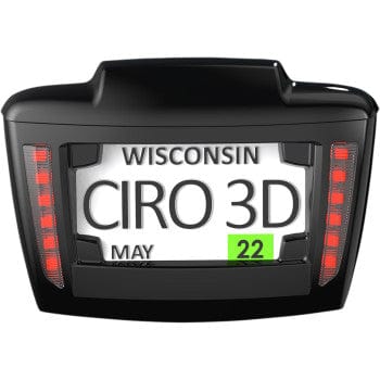 License Plate Frame  Black by Ciro 40082 License Plate Frame