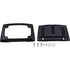 Parts Unlimited License Plate Frame License Plate Frame Black by Ciro 70420