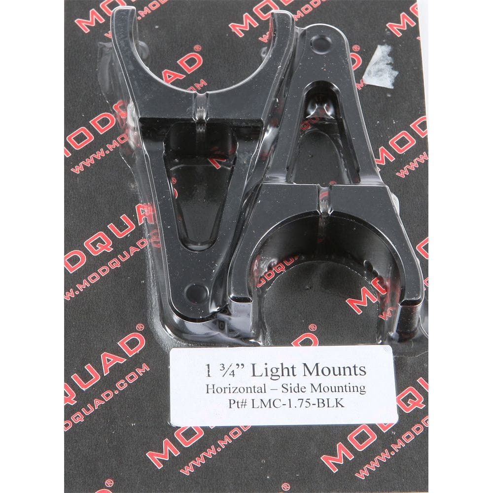 Light Mnt 1.75" Clip Mnt Black by Modquad LMC-1.75-BLK Light Mount 28-40114 Western Powersports
