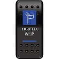 Lighted Whip Rocker Switch by Moose
