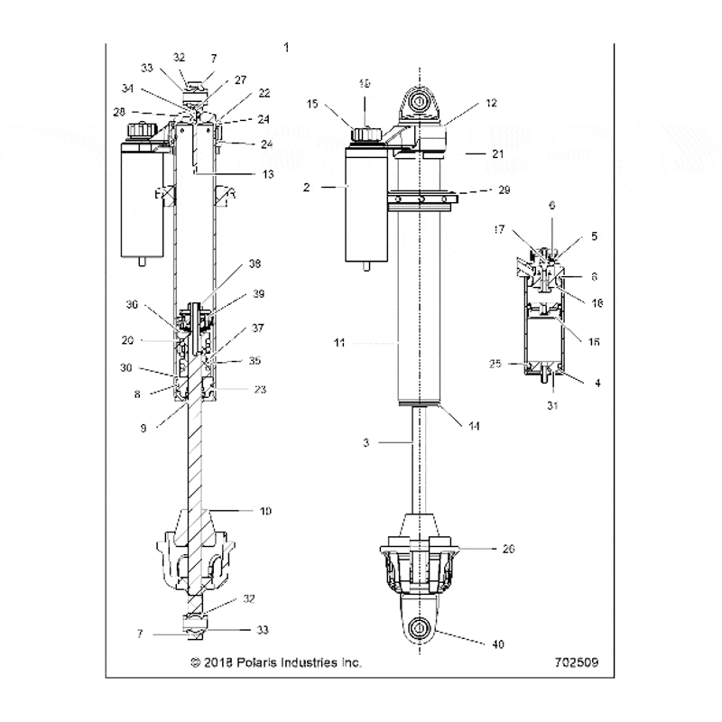 Loop, .625Thd,1In Brg 1325110 by Polaris 1800600 OEM Hardware P1800600 Off Road Express