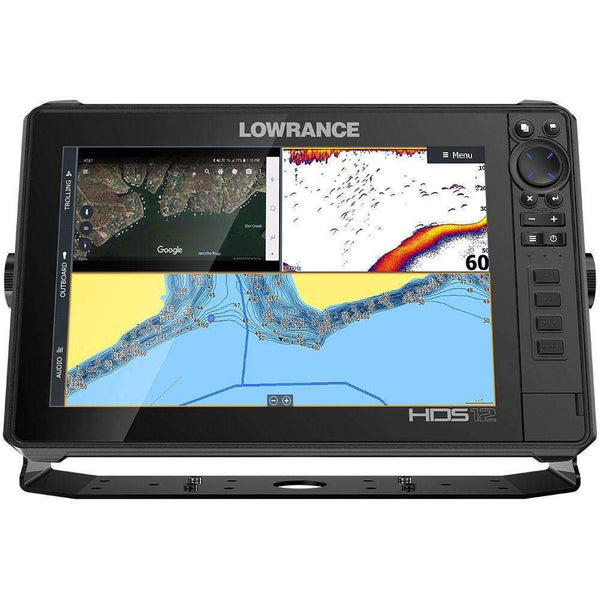 LOWRANCE ローランス HDS-12 LIVE 魚群探知機 架台つきノブなし 正規 