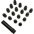Lug Nut 12X1.50 Spln Black 16P by Moose