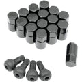 Lug Nut 3/8 Black 16Pk by Moose