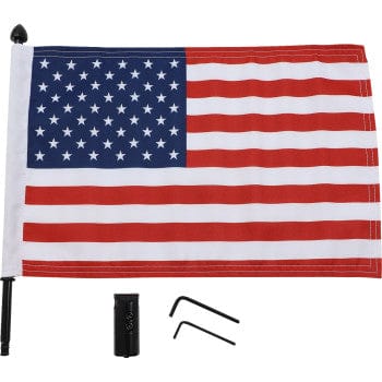 Luggage Rack Flag Mount - 1/2" Round - With 10" X 15" Flag by Pro Pad BRFM-RDHB1215 Flag Mount