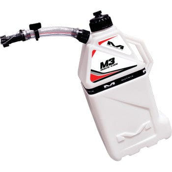 M3 4 Gallon Utility Can - 4 gal - White/Black by Matrix Concepts M3-101 Utility Container