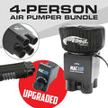 Mac Air 4-Person Helmet Air Pumper (Bundle) by Rugged Radios
