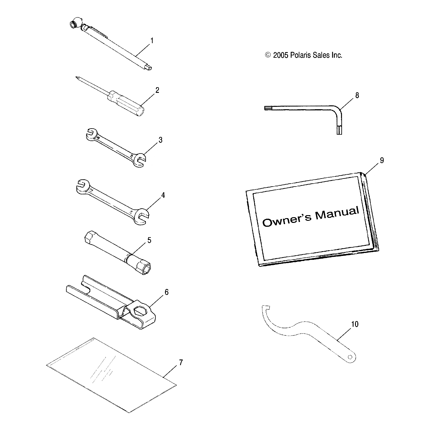 Man-Own,06 Ranger 500 4X4 Efi by Polaris 9920333 OEM Hardware P9920333 Off Road Express