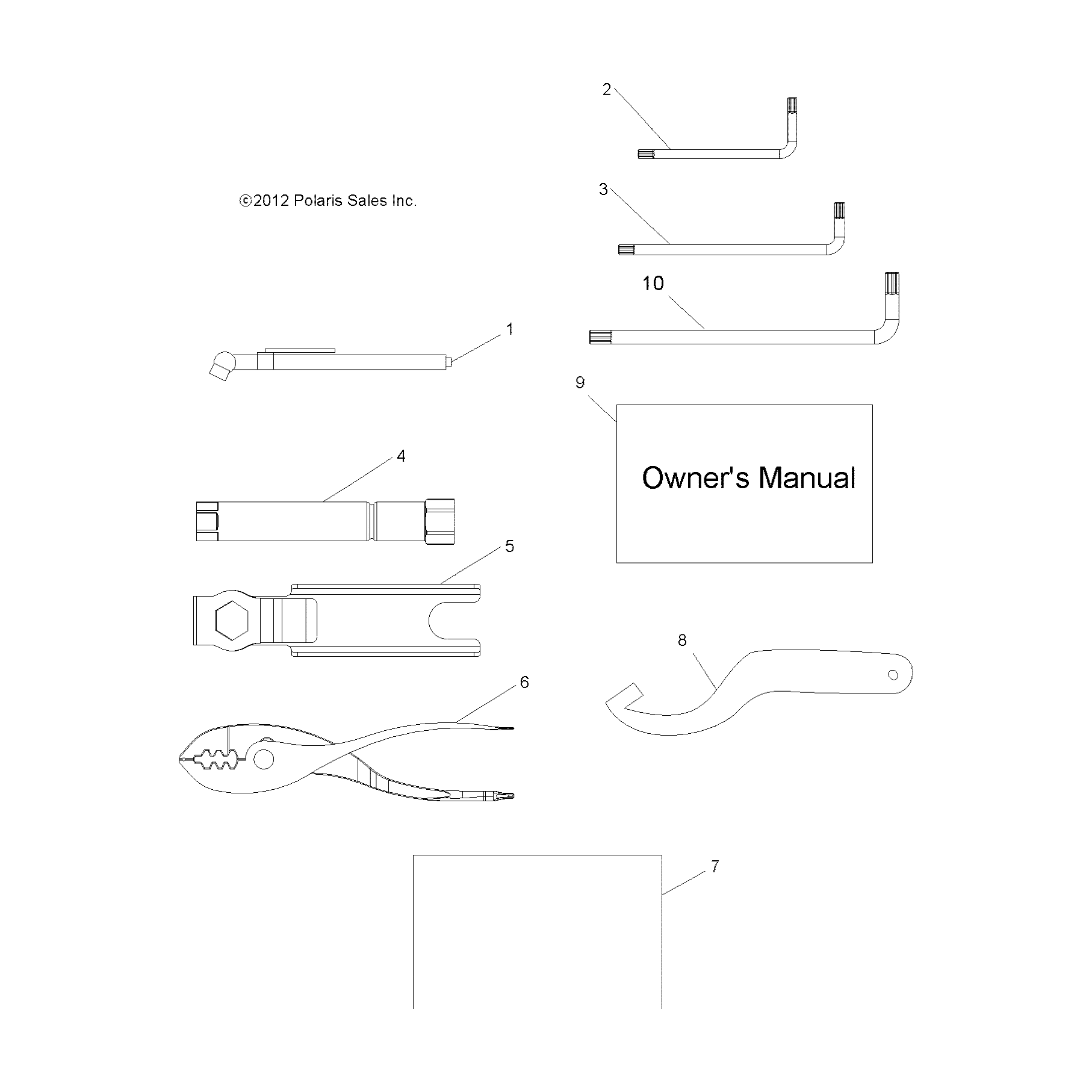 Man-Own, 18 Rgr 900 German by Polaris 9928407-DE OEM Hardware P9928407-DE Off Road Express