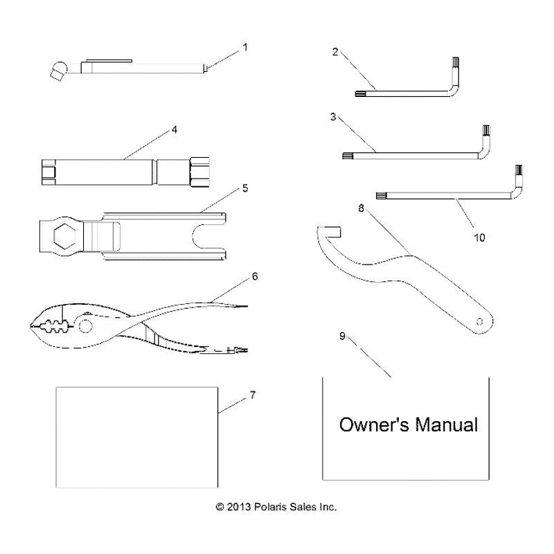 Man-Own, 19 Rzr 60 1000 Eu by Polaris 9929240 OEM Hardware P9929240 Off Road Express