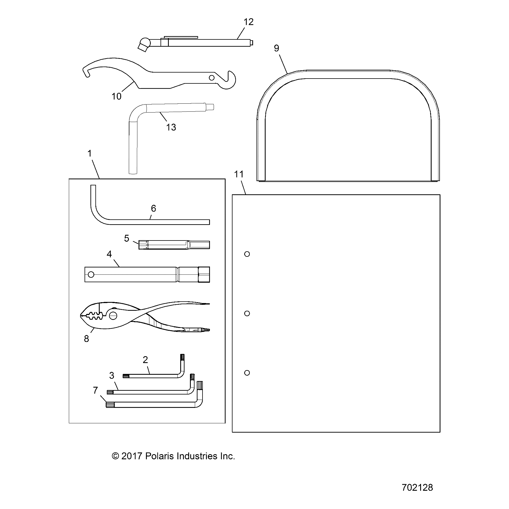 Man-Own,21 Rng 1000 Xp by Polaris 9940009 OEM Hardware P9940009 Off Road Express