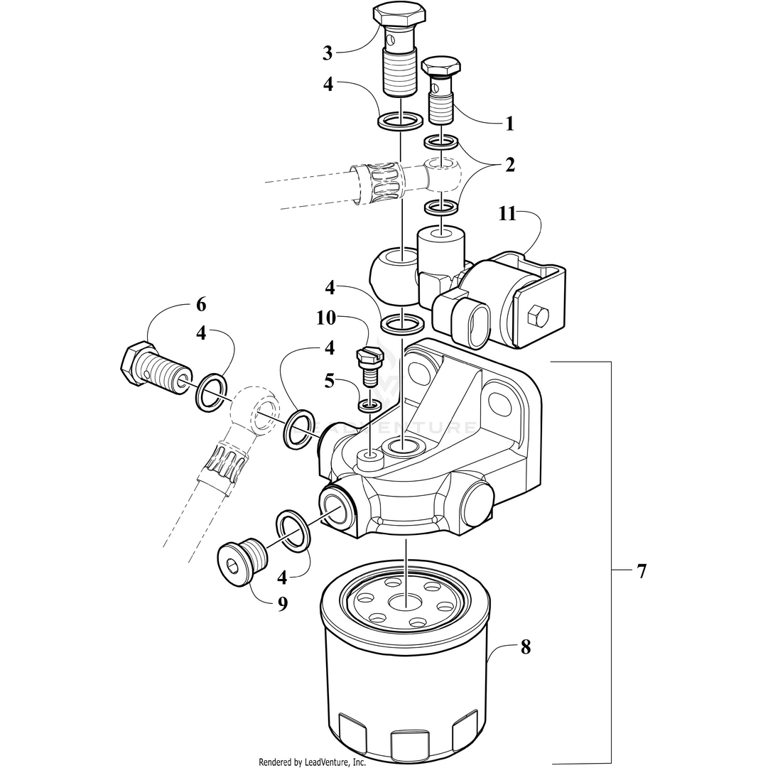 Manifold Fuel Filter, Complete By Arctic Cat 3206-432 OEM Hardware 3206-432 Off Road Express