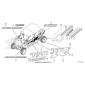 Left Rear Door Decal B (Type1) by Honda
