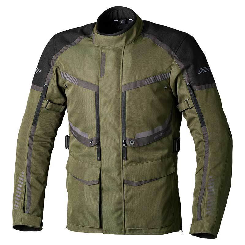 Western Powersports Jacket Khaki/Grey / SM Maverick Evo Ce Jacket By Rst 103198GRN-40