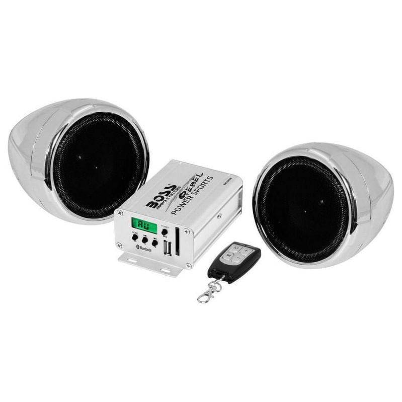 Mc520 Speaker System 600W Chrome by Boss Audio MC520B Speaker Kit 63-8028 Western Powersports Drop Ship