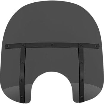 Parts Unlimited Drop Ship Windshield 15 Inch / Dark Black Smoke w/ Black Straps Memphis Fats Windshield for Indian by Memphis Shades MEB31210