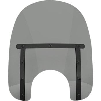 Parts Unlimited Drop Ship Windshield 15 inch / Black Smoke w/ Black Straps Memphis Slim Windshield for Indian Chief by Memphis Shades MEB41112