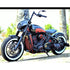 Indian Scout handlebars installed