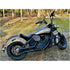 Custom Indian Scout handlebars installed