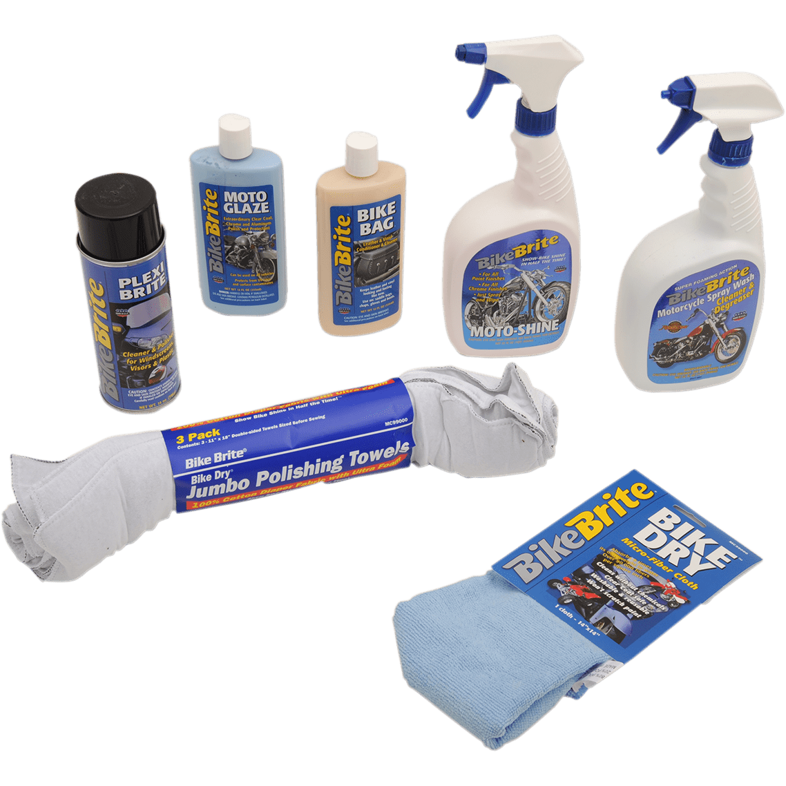 Moto Cleaning & Detailing Kit by Bike Brite MC10000 Cleaning Kits