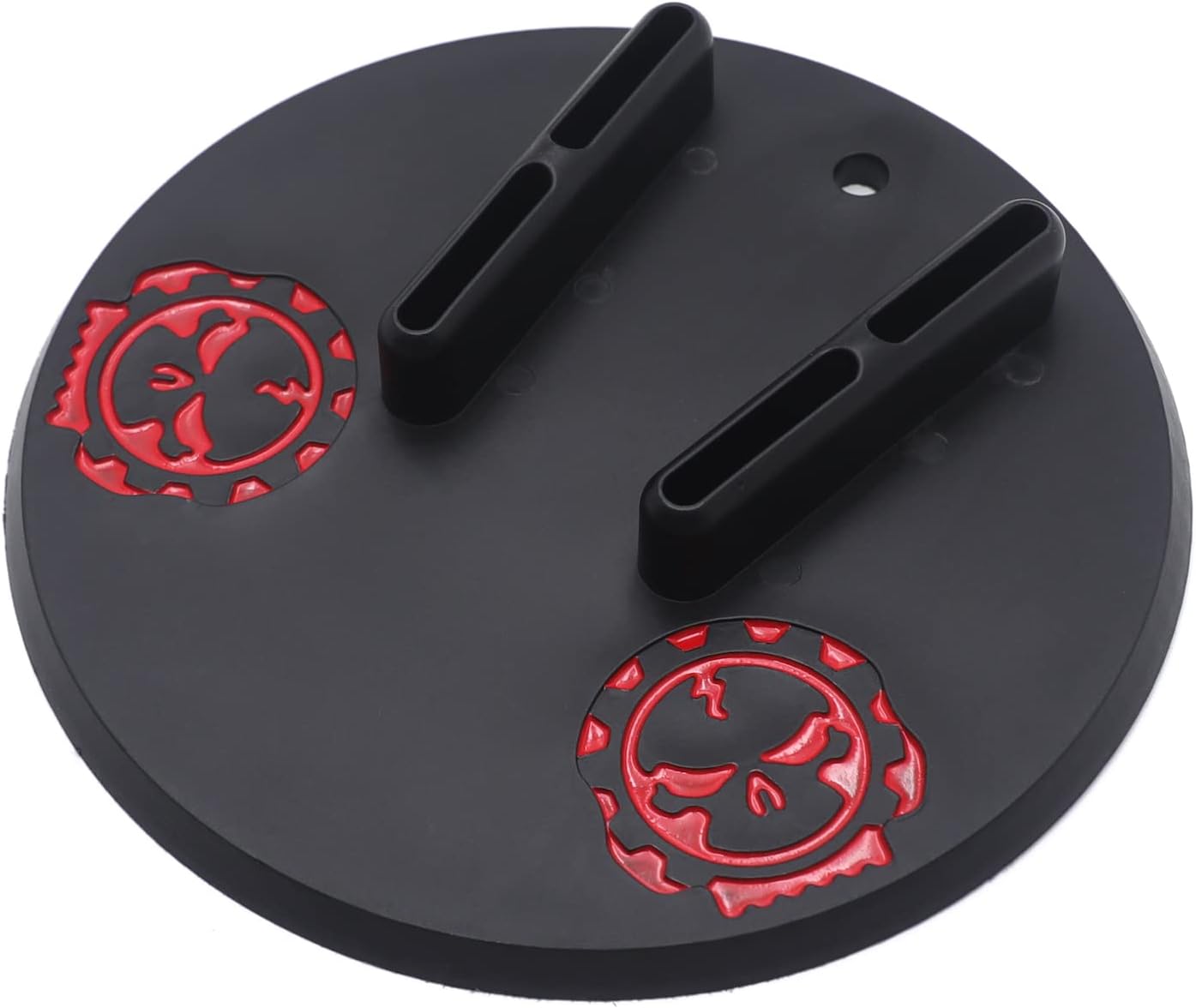 Motorcycle Kickstand 5 inch Round Punisher Pad by Witchdoctors