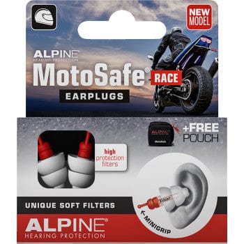 Parts Unlimited Ear Protection MotoSafe® Race Earplugs by Alpine Hearing Protection 111.23.111