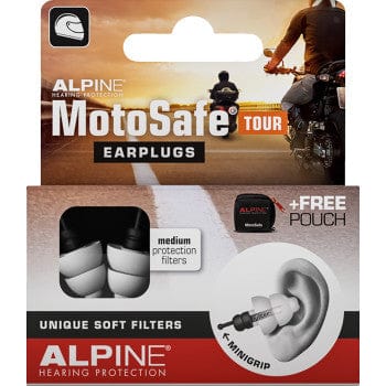 Parts Unlimited Ear Protection MotoSafe Tour Earplugs by Alpine Hearing Protection 111.23.110
