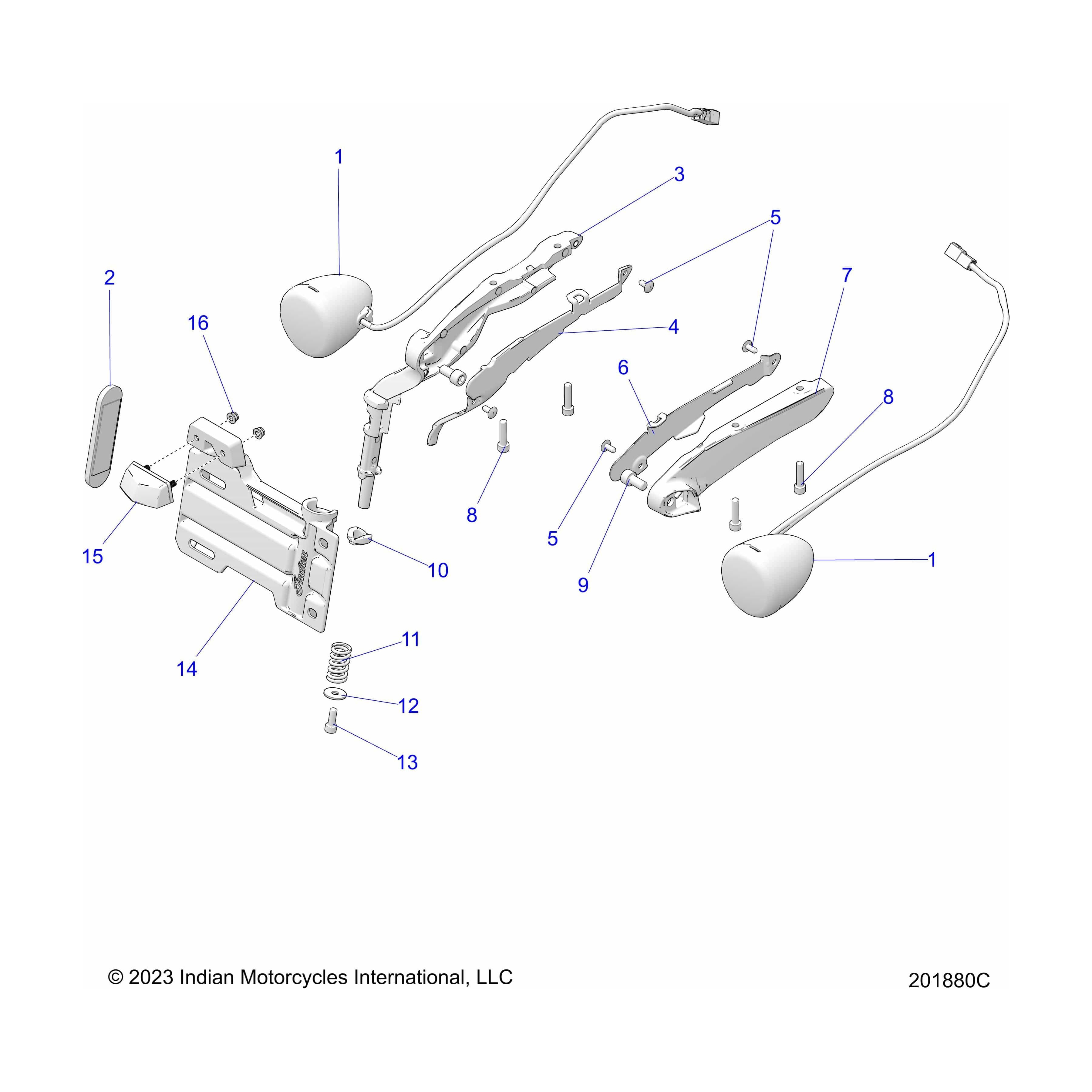 Off Road Express Mount-Lp Bracket,Side,Cam,LH,Black by Polaris 5639588-266