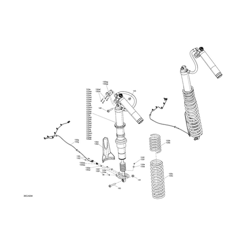 Northern Lichen, Compression Spring by Can-Am 706005121 OEM Hardware 706005121 Off Road Express Peach St