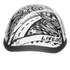 Daytona Helmets Novelty Helmet M / Live Fast Novelty Eagle Helmet by Daytona Helmets 6002LF-M