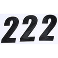 Number 2 Black 6" 3/Pack By D'Cor