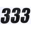 Number 3 Black 6" 3/Pack By D'Cor