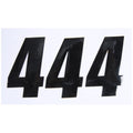 Number 4 Black 4" 3/Pack By D'Cor