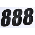Number 8 Black 4" 3/Pack By D'Cor