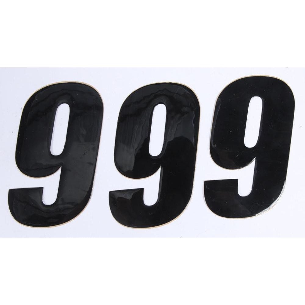Number 9 Black 4" 3/Pack By D'Cor 45-24-9 Number Set 862-249 Western Powersports