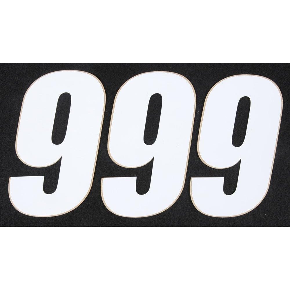 Number 9 White 4" 3/Pack By D'Cor 45-14-9 Number Set 862-149 Western Powersports