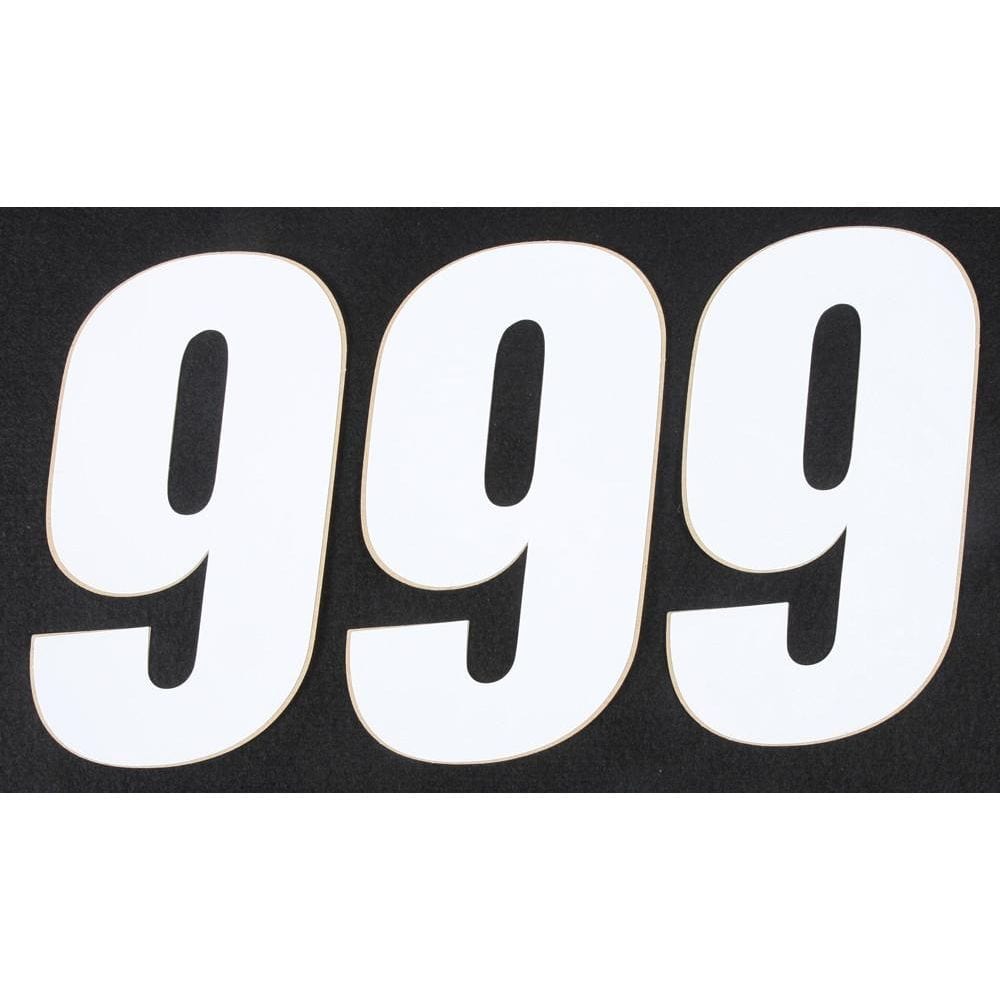 Number 9 White 6" 3/Pack By D'Cor 45-16-9 Number Set 862-169 Western Powersports