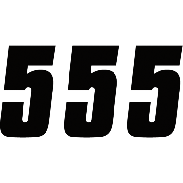 Number Stickers By Factory Effex 08-90005 Number Set 4310-0249 Parts Unlimited