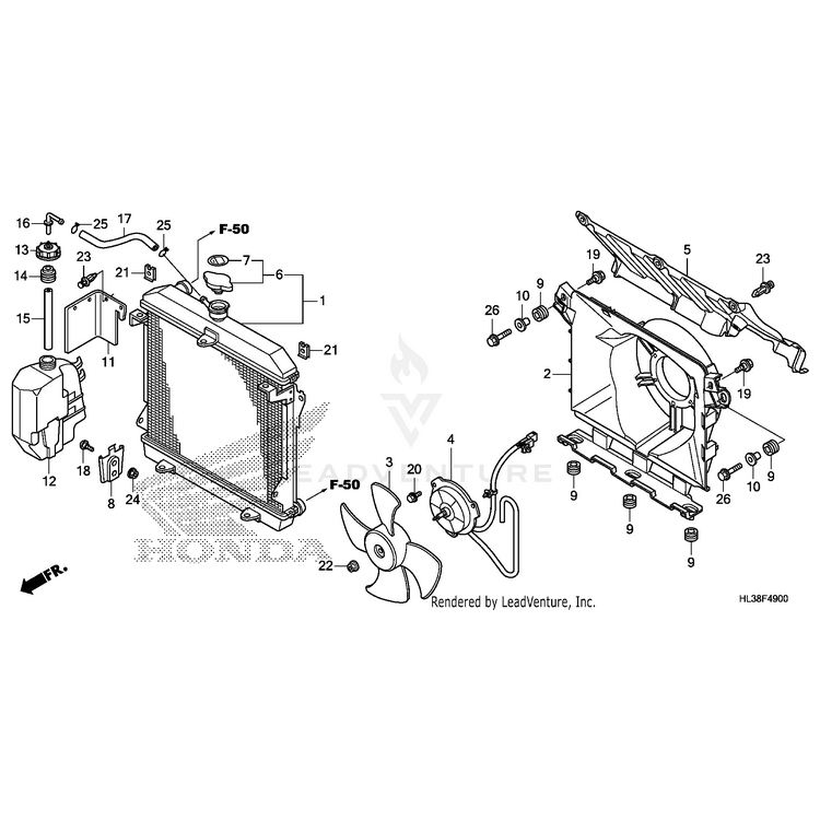 Nut, Clip (6Mm) by Honda 90201-KPR-901 OEM Hardware 90201-KPR-901 Off Road Express Peach St