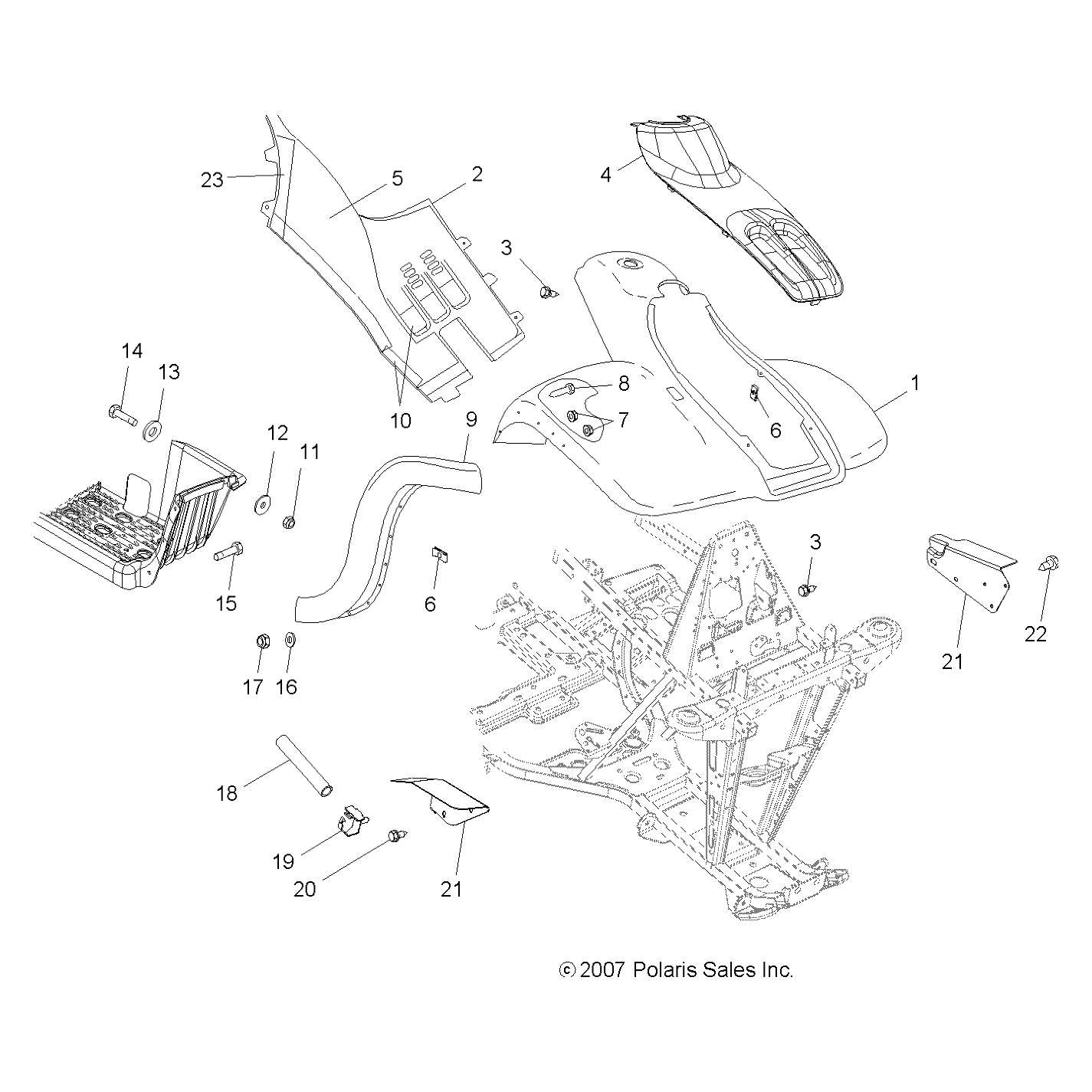 Nut-Speed,3/16 by Polaris 7670135 OEM Hardware P7670135 Off Road Express